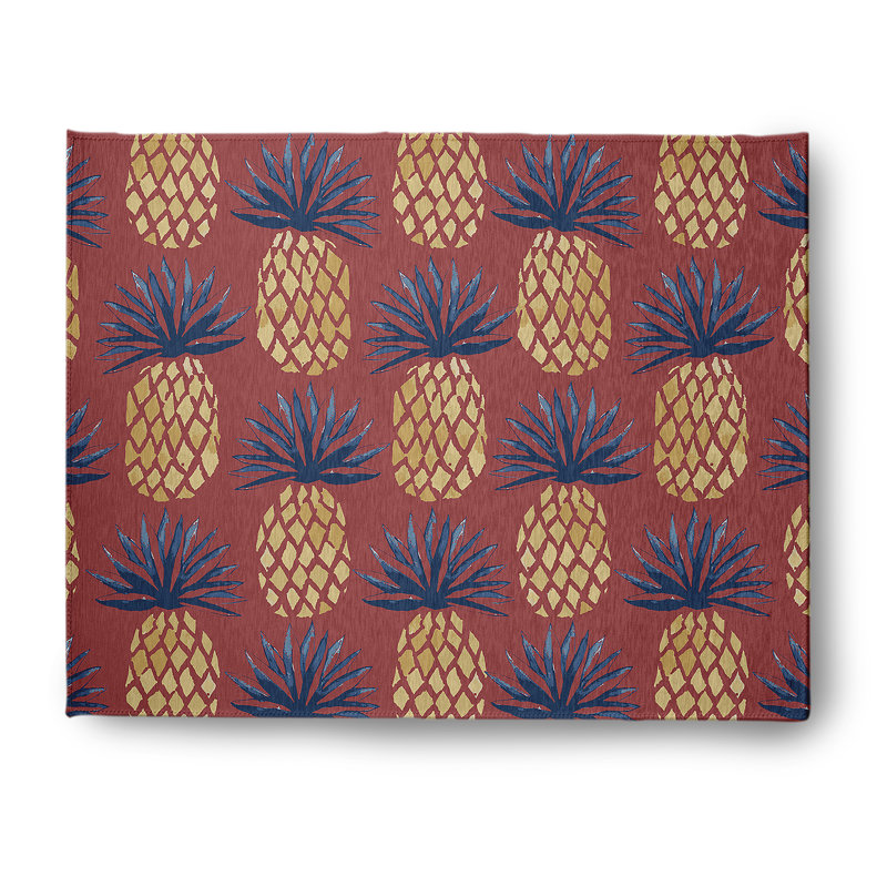 Floumoy Chenille Floral Indoor Rug, Rectangle 8' x 10'
