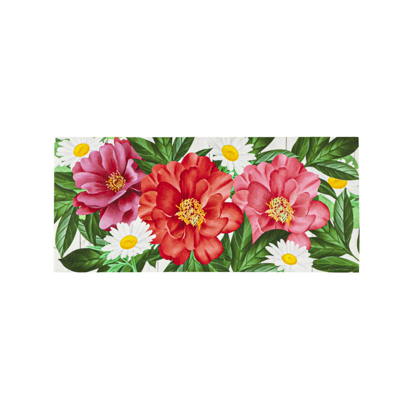 Tapis pour porte d'extérieur antidérapant 22 po x 10 po Lemoi Sassafras