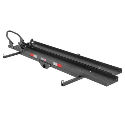 Silver Spring 4" Maximum Riser, Solid Rubber 3 Channel Threshold Ramp, Black