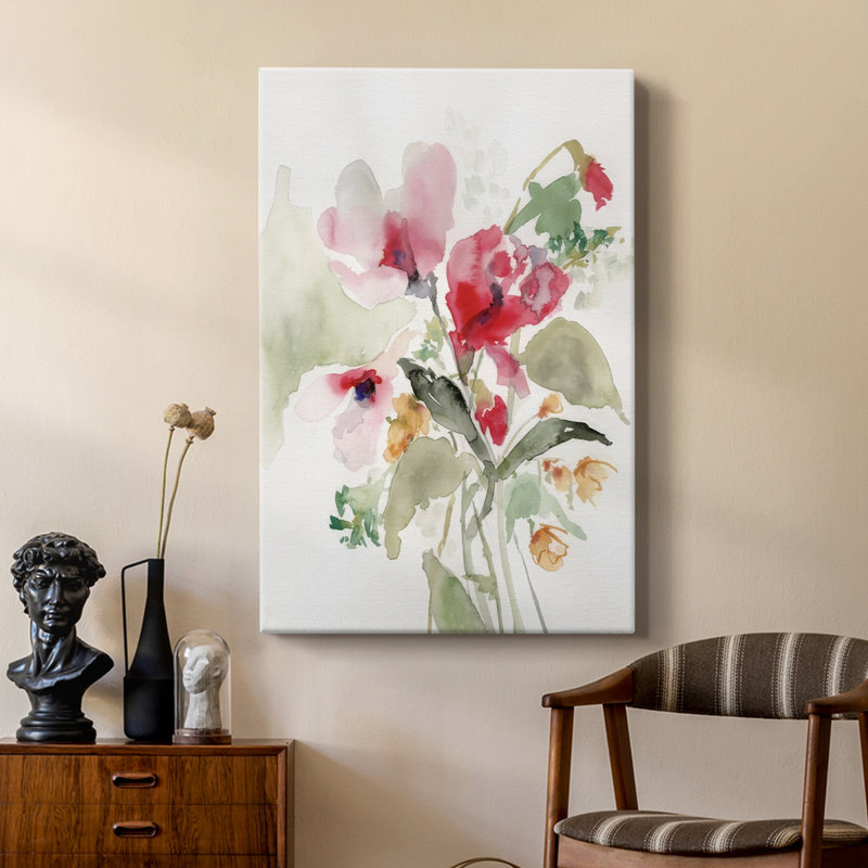Rose Madder Botanical II - galerie Cavas sur mesure