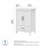 24W Single Bathroom Vanity with Ceramic Basin-1676343153