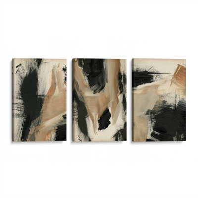 Ensemble de 3 échos brûlés ocre