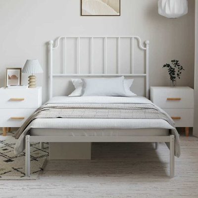 Chudney Metal Bed Frame, Sturdy Steel, No Mattress