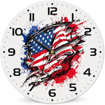 Horloge murale de style American Street Street