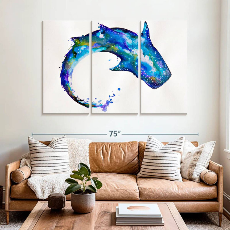 Brampt Celestial Shark, 42" H x 65" W
