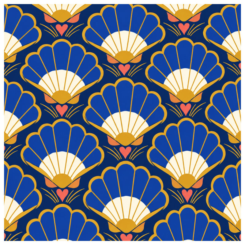 Coussins Art Deco, 20 x 20 inches
