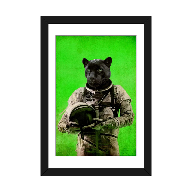 « i me goût the sky », reproduction d’impression sur toile, H 32 po x l 24 po x P 1 po, Papier d'art encadré noir, Blanc