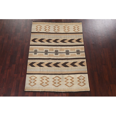 Tapis kilim à teinture naturelle 5 x 7