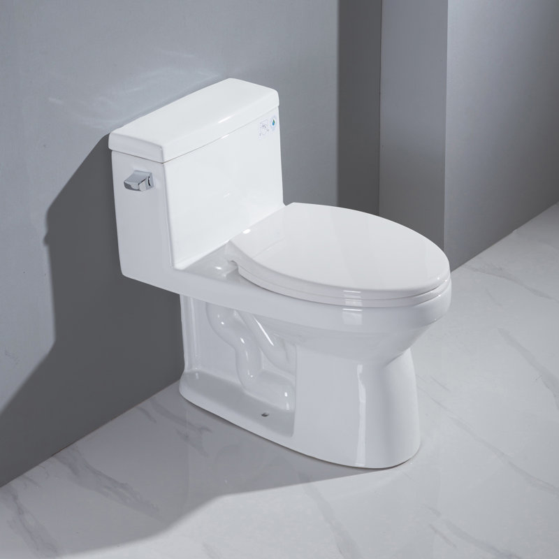 Toilette allongée une pièce 1,3 GPF