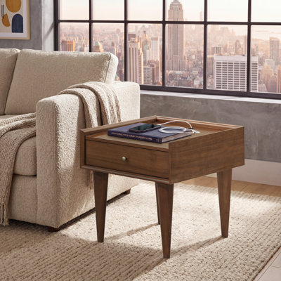 Sutton Walnut Side Table