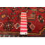 Tapis rouge en laine noué à la main 4 pi 4 po x 6 pi 9 po Andelz