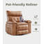 Fauteuils inclinables surdimensionnés avec massage et chaleur-403649492