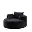 Fauteuil-lit en chenille de 55 po sans assemblage requis, pour salon, chambre à coucher, salon, zones de projection