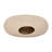 Boho Stoneware and Ceramic Decorative Vase with Sculptural Ribbed Design and Textured Wood Detailing-2053884437