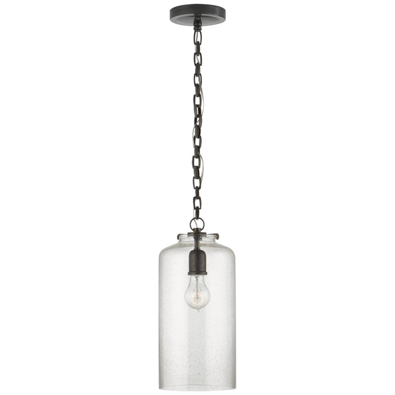 Thomas O'Brien Katie Cylinder Pendant, Bronze, Seeded