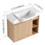 Ensemble de meuble-lavabo mural simple 28 po avec comptoir en céramique-312984775