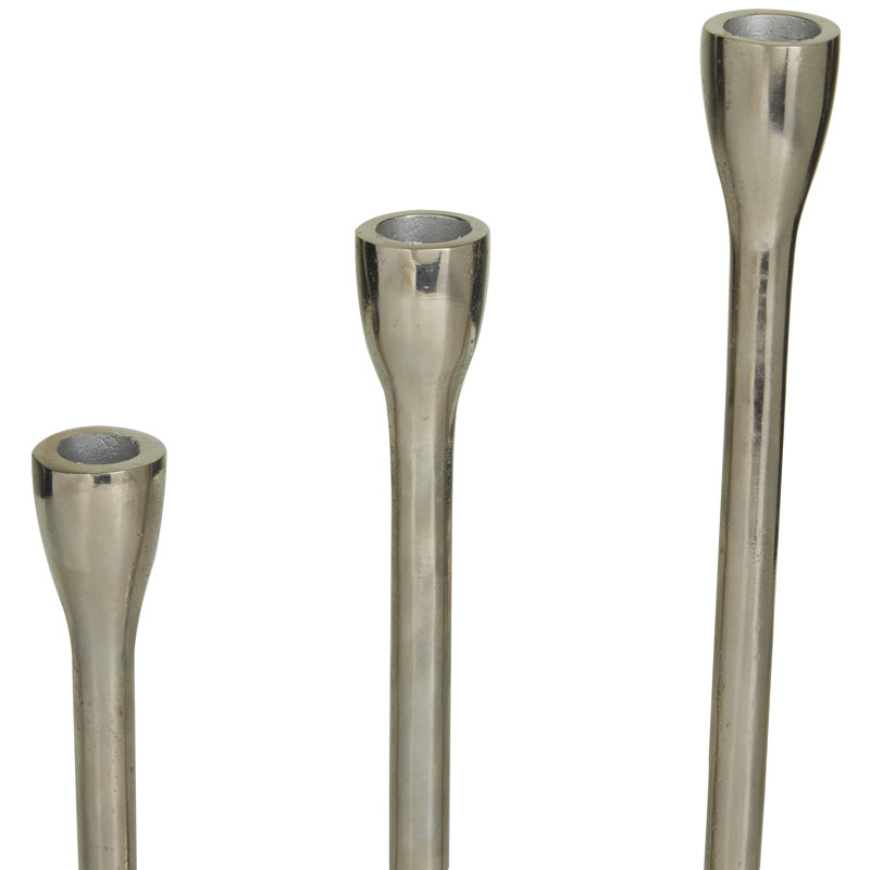 Porte-bougie effilé en aluminium Cosmoliving By Cosmopolitan