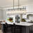 6-Light Dimmable Kitchen Island Pendant Rectangle Chandelier