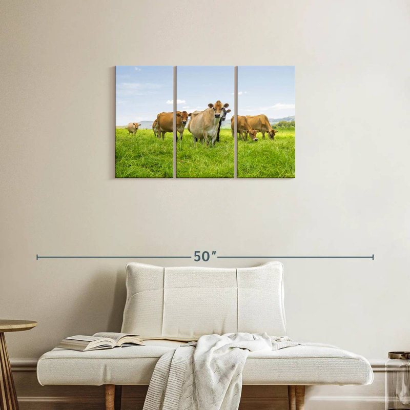 Brampt Farm Cattle, 20" H x 33" W