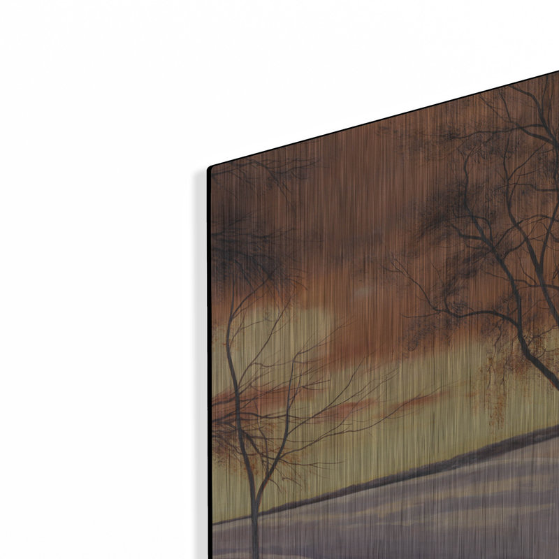 Lark Manor ™ «Amber Ice» par Diane Romanello, art mural en métal, H 24 po x l 36 po