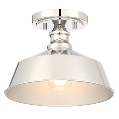Plafonnier semi-encastré 1 lumière 10 po Jeb