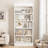71" Farmhouse Bookcase with Double Fluted Design, 5-Tier Wooden Bookshelf for Living Room or Office-805357603
