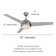Elzear 52'' Ceiling Fan with LED Lights