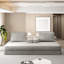 Lit multifonctionnel en tissu de chenille Boneless-1077267415-1077267412