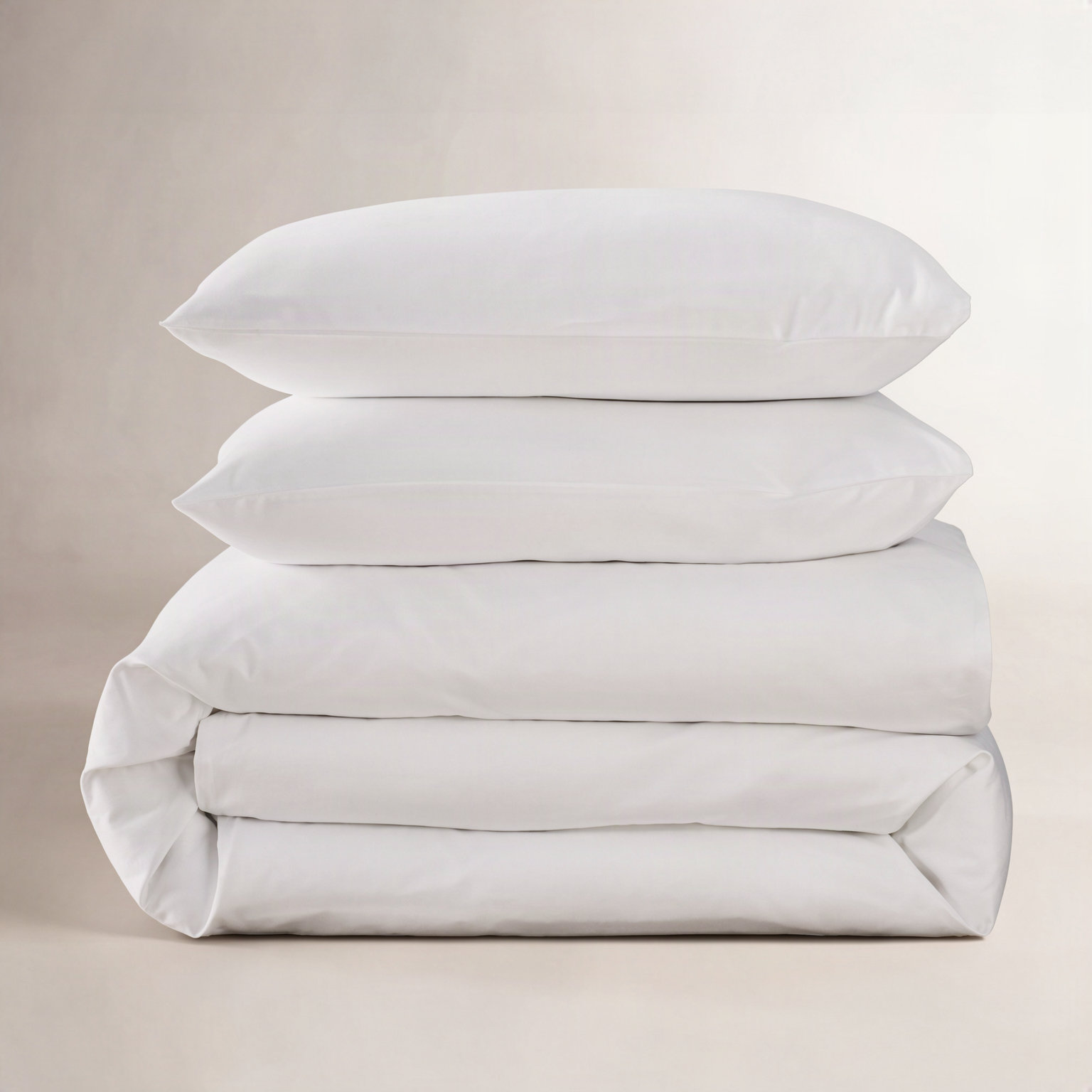 RE/FINE™ Danfield Cotton Duvet Cover Set, White, King / Cal King Duvet Cover + 2 Pillow Shams