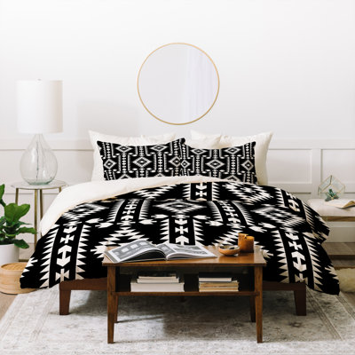 Rustic Polyester Geometric Shapes Duvet Cover