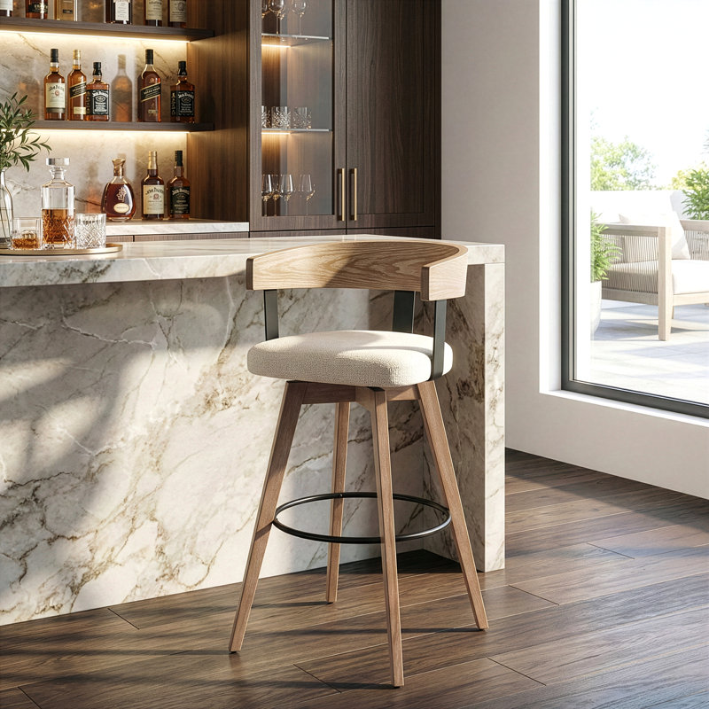 Tabouret Olivio, Tabouret de bar (siège d'une hauteur de 28,2 po)