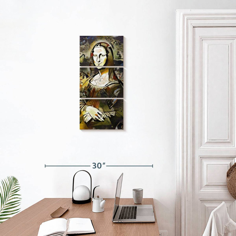 Mona Lisa Smile, H 27 po x l 12 po