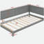 Twin Size Wood Daybed/Sofa Bed, Grey-129933893