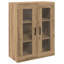  Highboard Black Oak 69.5 X 34 X 180 Cm Engineered Wood-1153200312