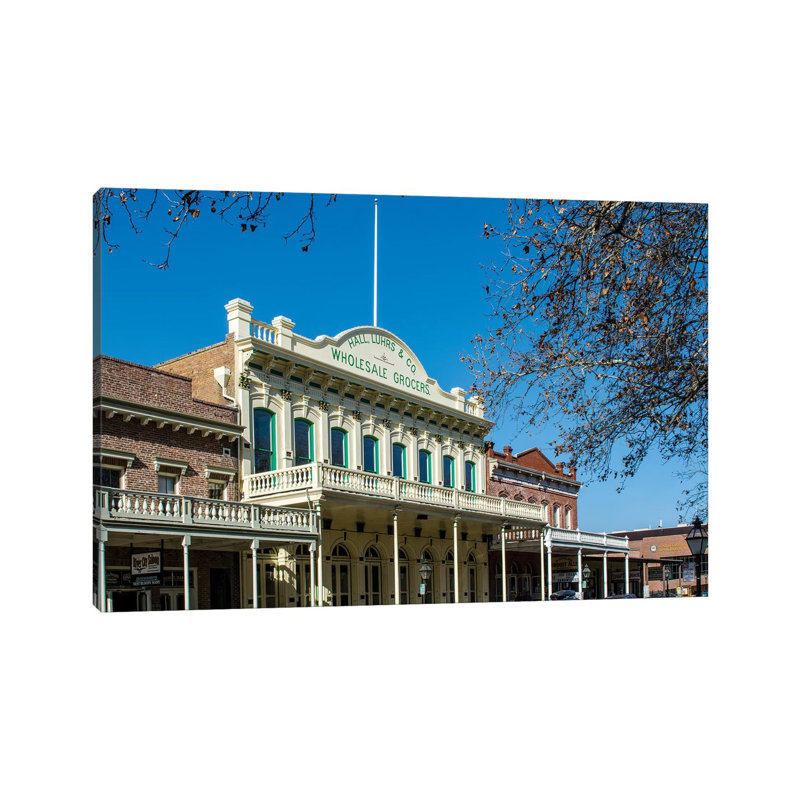 Old Sacramento Historic District I Sacramento California 1 Piece Wrapped Canvas Wall Art