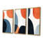Ensemble de 3 décorations murales abstraites bleues et bleues-1247844287-1247844230