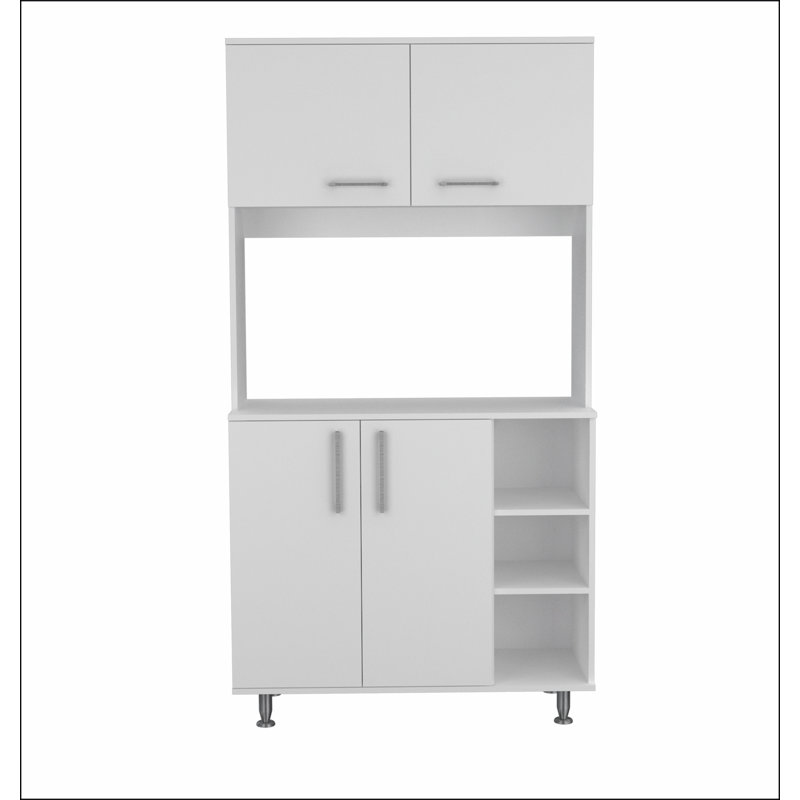 Bayshore 3-Shelf Pantry Cabinet, White
