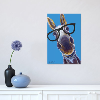 " Donkey Snickers Glasses " Oil Print