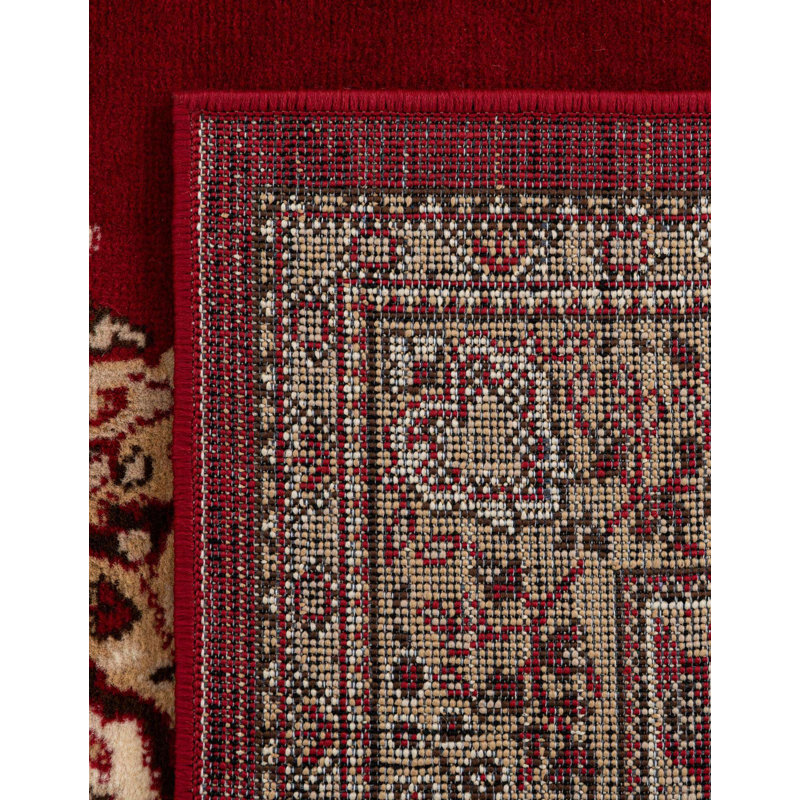 Tapis oriental noir Balthrop, Tapis de couloir 2 pi 2 po x 8 pi 2 po, Bourgogne