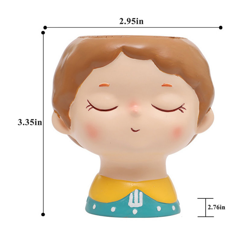 Petit pot à fleurs Alden Wave Point Boy, Brun, H 3 pi 35 po x l 2 pi 95 po x P 2 pi 76 po