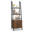 Étagère à 4 niveaux avec armoire et structure en métal