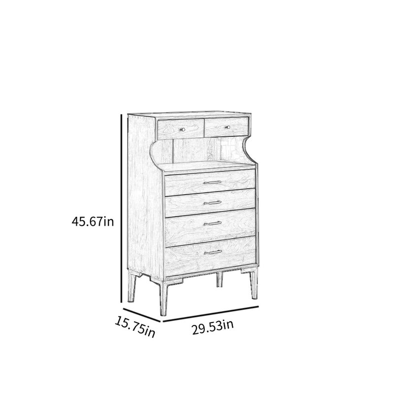 Commode d'appoint simple et moderne
