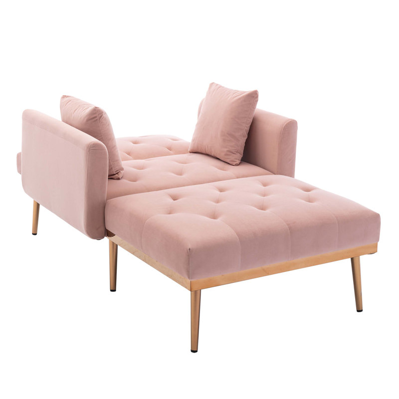 Gottman Upholstered Accent Chair, Mango Velvet