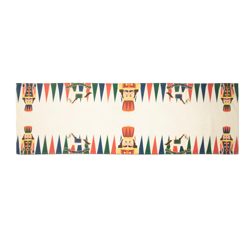 Excelsa Vintage Christmas Cotton Table Runner