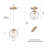 Jarlyn 1 - Light Gold Pendant-1225542650