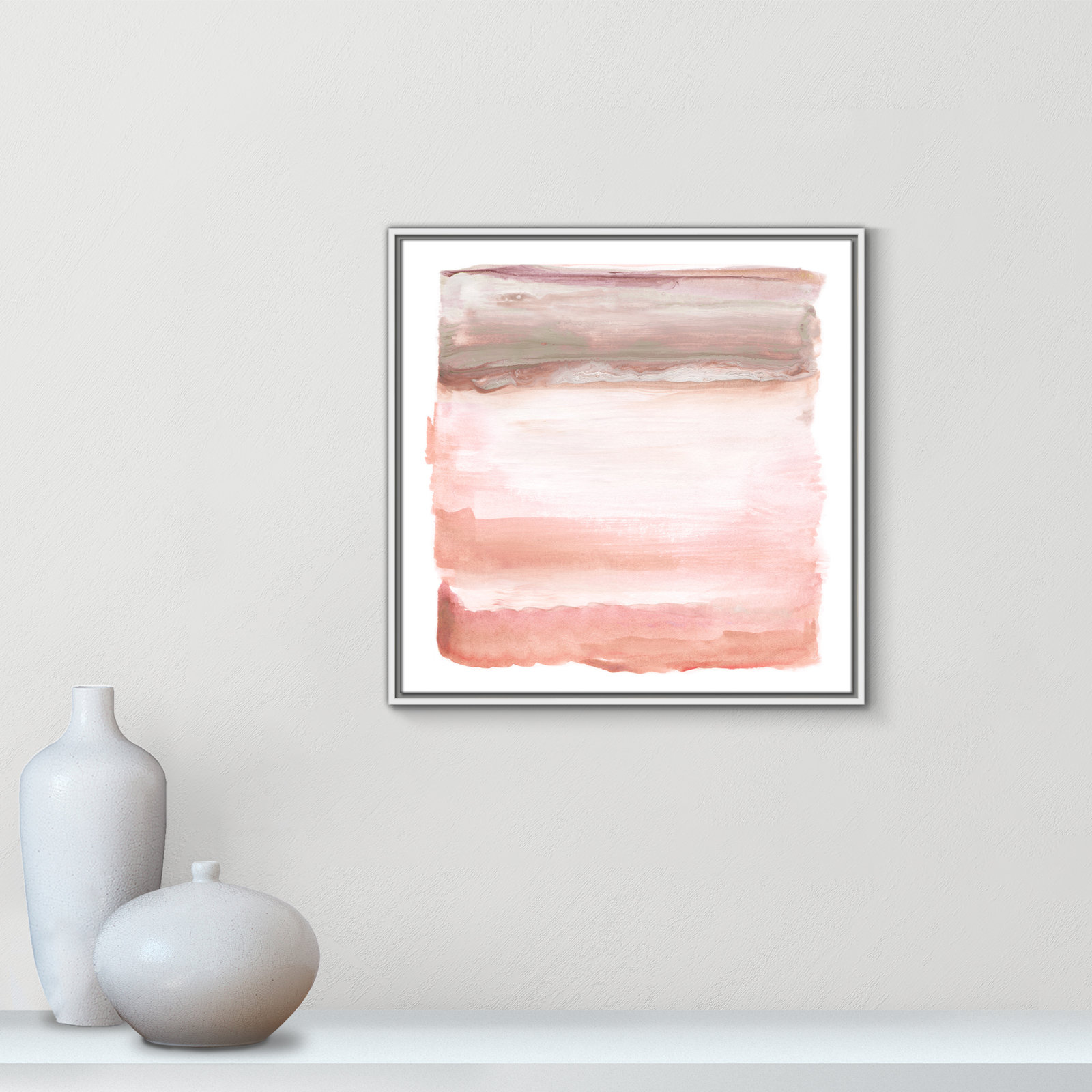 Lakeland "Boho Sky I" Print by Nan, 25.5" H x 25.5" W x 2" D, White