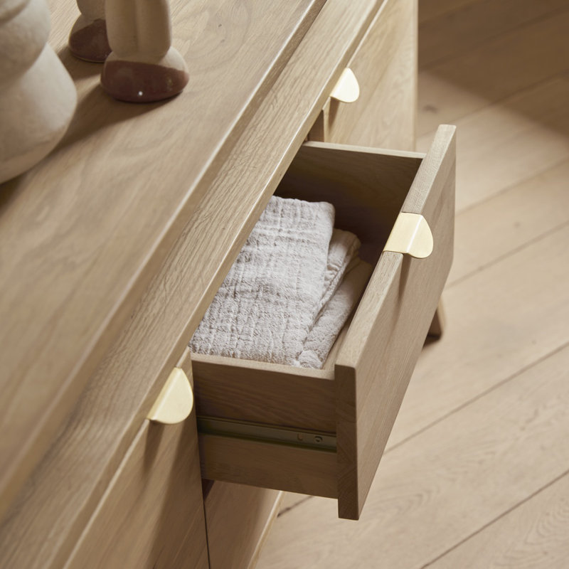 Pola 55.12'' W Solid Wood Sideboard