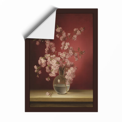 Pale Blooms In Glass Botanical - Print
