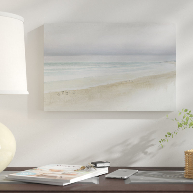 «Serene Seaside», reproduction d'impression sur toile tendue, H 18 po x l 26 po x P 1,5 po, Toile tendue, Pas de tapis