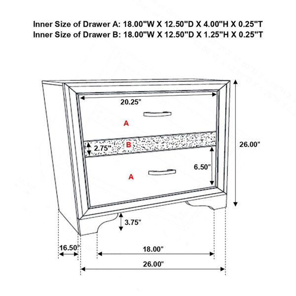 Dimensions du produit